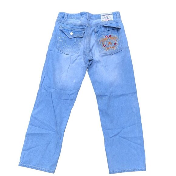 Vintage True Religion Jeans Size 36 STRAIGHT Blue - Picture 6 of 11